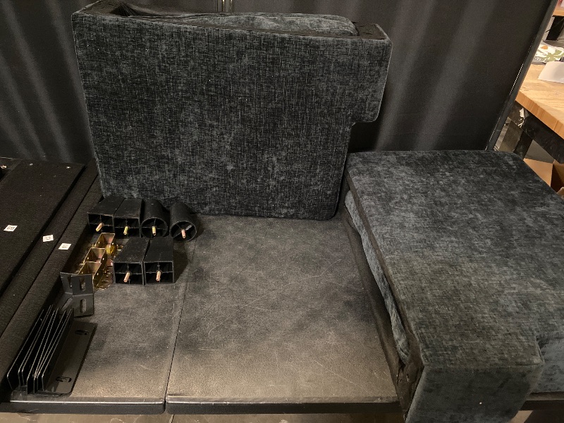 Photo 1 of Blue modular Sofa Uknown Size