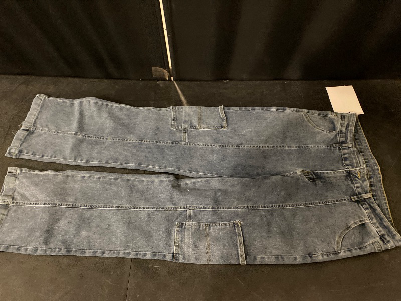 Photo 1 of XXL Men’s Heavy-Duty Work Jeans - Cotton Denim with Multiple Utility Pockets