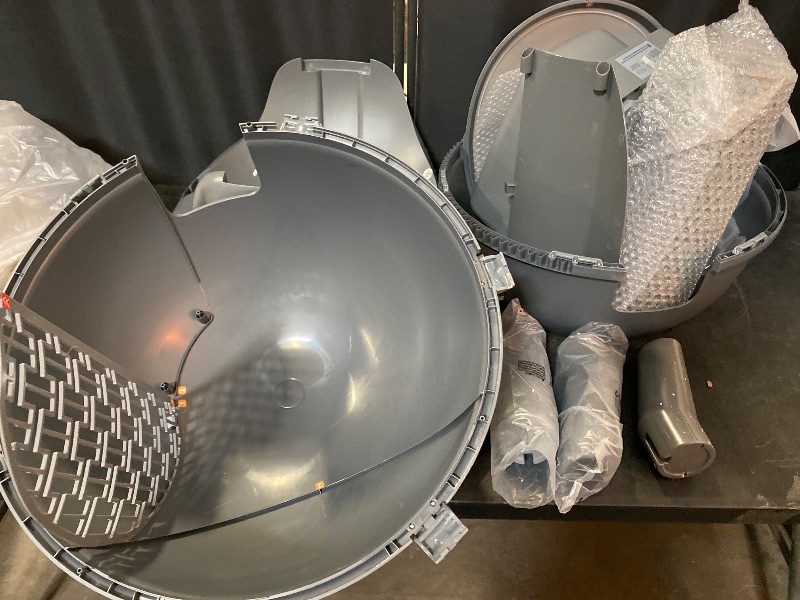 Photo 1 of Self Cleaning Litter Box, Automatic Litter Box, FEELNEEDY Odor Control Robot, Cat Ears Design, 65L APP Real-Time Monitor, Cat Litter-Boxs for Multiple Cats, Safety Sensors, with 1 Trash Bag