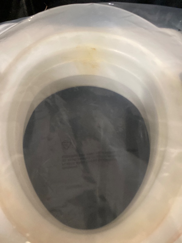 Photo 1 of Lumex Raised Toilet Seat, 4.5" Riser, Non-Locking, Fits Most Toilets