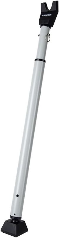 Photo 1 of BRINKS Door Security Bar - Adjustable Brinks Door Security Bar for Travel, School, Dorm and Home - Door Jammer for Hinged Doors and Sliding Door Security – Silver