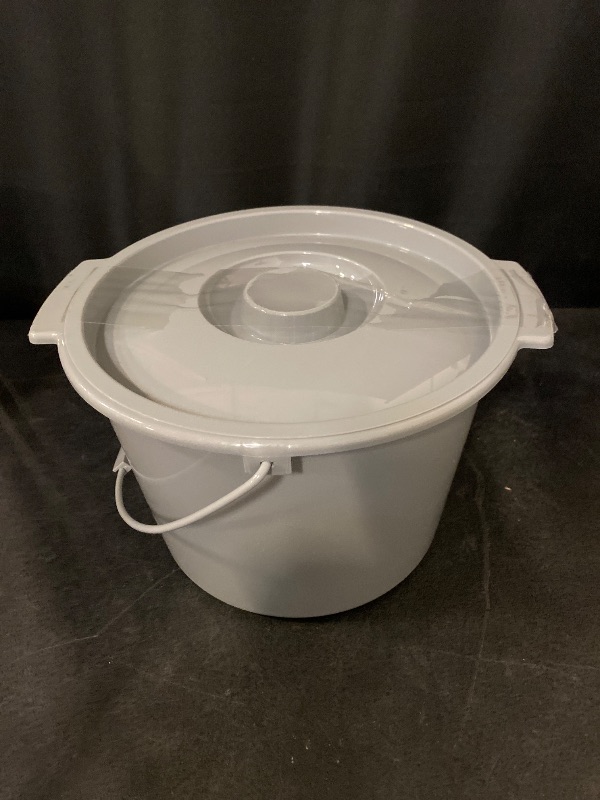 Photo 1 of Commode Bucket with Lid and Handle Case
