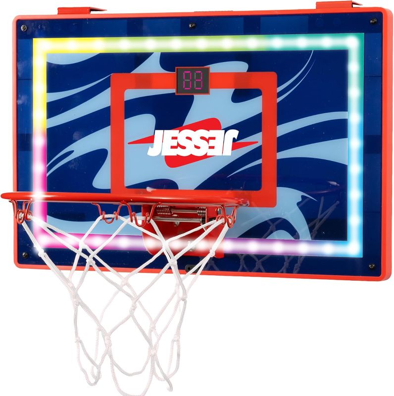 Photo 1 of Basketball Hoop with Balls | Fun Indoor Game for All Ages 6+, Gift for Kids, Children, Teens & Families, Bedroom & Playroom | Toy for Boys & Girls (Over The Door)