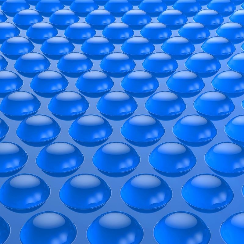 Photo 1 of BigXwell Solar Pool Cover, Blue 16-mil 6 x 12 Foot Square Pool Heaters for Above-Ground and In-Ground Pools, 1600 Series Heavy-Duty Insulating Pool Heater Cover for Swimmer
