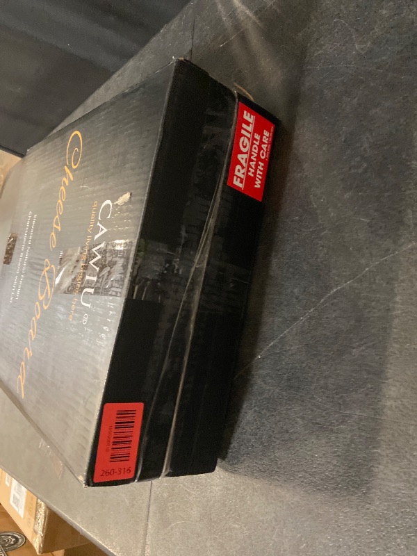 Photo 1 of Charcuterie Board with Lid – Large Bamboo Cheese Board Set with Utensils & Drawers – Housewarming, Wedding Gifts for Couples, Serving Tray with Cover (Cream)
