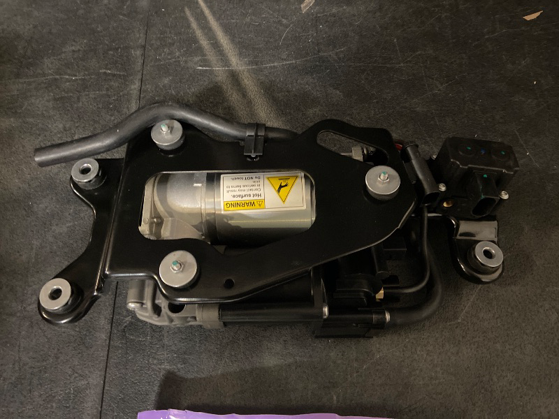 Photo 1 of Air Suspension Compressor Pump with Bracket 37206875177 Replacement for BMW X5 F15 F85 2013-2018 X6 F16 F86 2014-2019 37206868998 37206850555 AKWH