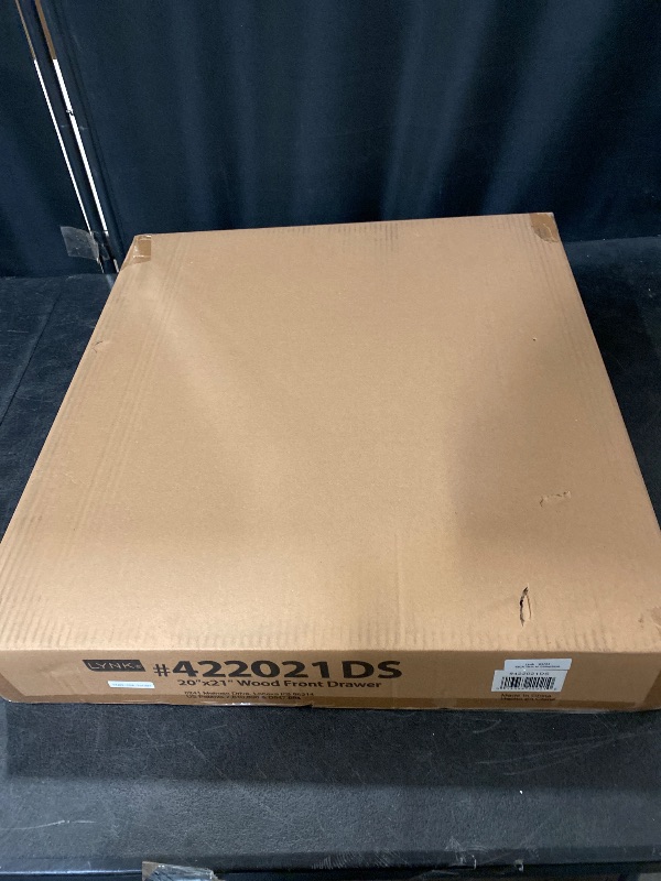 Photo 1 of LYNK PROFESSIONAL® SELECT™ Pull Out Cabinet Organizer, 20" x 21" Slide Out Drawers for Kitchen Cabinets - Sliding Pull-Out Pantry Shelves – Home Shelf Organizers - Lifetime Ltd. Warranty, Wood Chrome