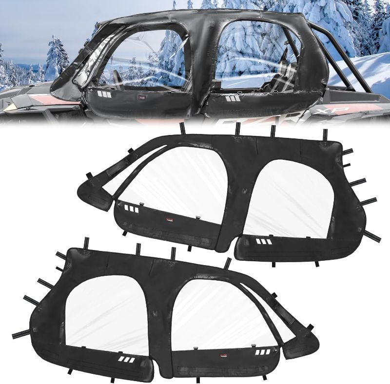 Photo 1 of Cab Enclosure For RZR XP4 1000 2014-2023, Upgraded Zipper Soft Upper Doors Waterproof Side Window Compatible With Polaris 2014-2023 RZR XP 4 1000/19-21 XP4 TURBO