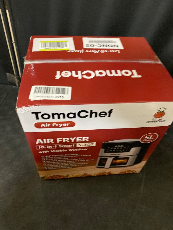Photo 1 of Air Fryer 10-in-1, 5.3QT Compact Oil Free Cooker with Visible Window & Dishwasher Safe Basket Healthy Cooking, Digital Control for Family