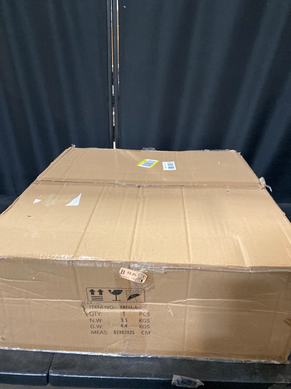 Photo 1 of Coastal Capiz Shell Chandelier 24 inch Gold Natural Seashell Farmhouse Boho Chandelier 4-Light Pendant Light Fixture for Living Room Foyer Kitchen Island Entryway Dining Room Bedroom,LED Bulb Included