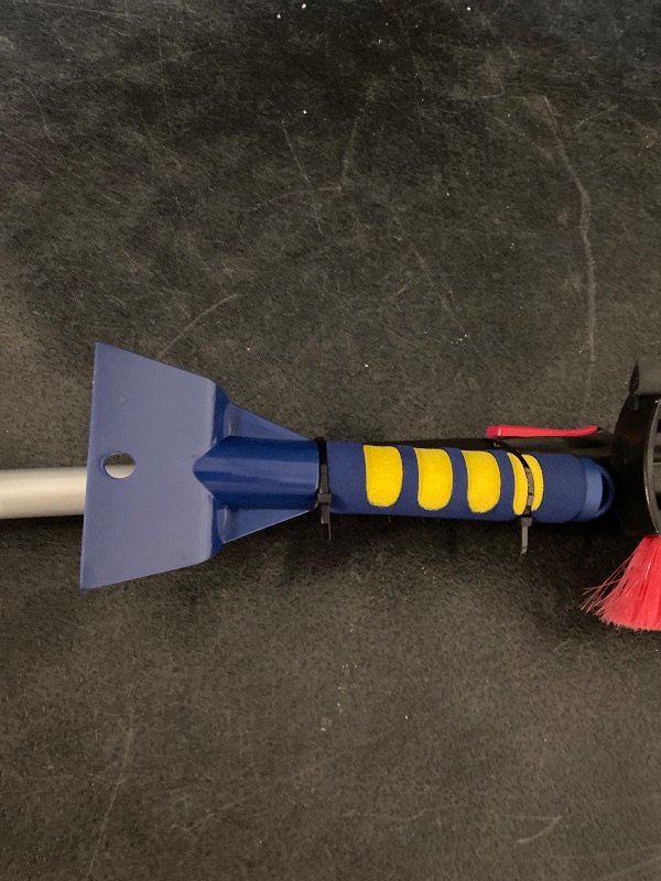 Photo 1 of 39" Extendable Snow Brush with Squeegee & Ice Scraper | Foam Grip | Auto Snow Brush | Auto Ice Scraper | Car Truck SUV