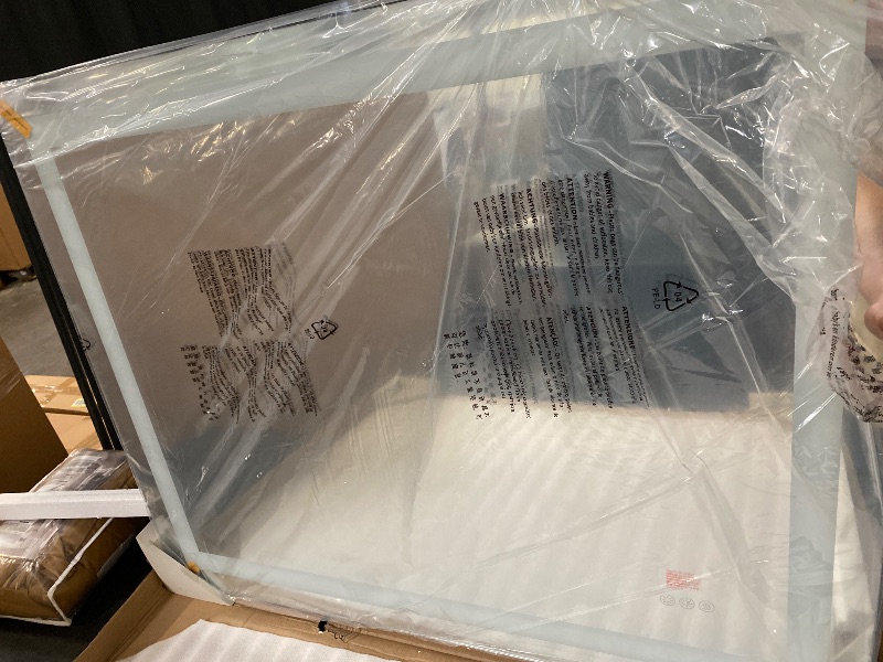 Photo 1 of 40X32 LED Bathroom Mirror with Lights, Anti-Fog, Dimmable, Backlit + Front Lit, Smart Bathroom Vanity Mirror, Memory Function, Shatterproof, Tempered Glass (Horizontal/Vertical)