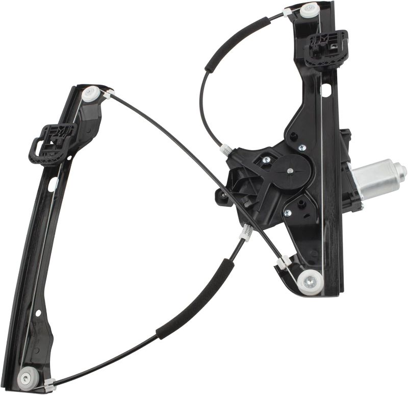 Photo 1 of 751-593 Front Driver Side Power Window Regulator with Motor Fits for Chevrolet Cruze 2017-2019 w/Express Up-Down 7-Pin/Black/ 42671715 23269943