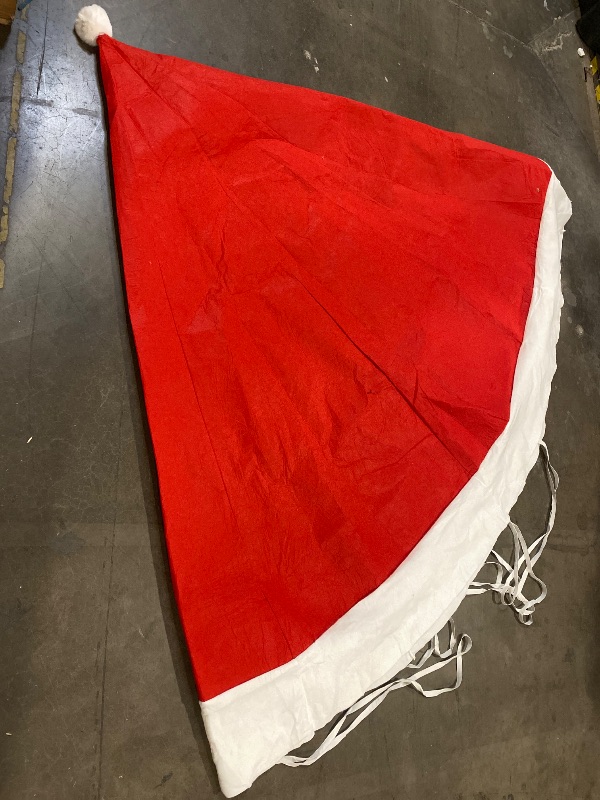 View 3 of 2 Pcs 16.40 ft Large Christmas Car Decoration Santa Claus Hat and Cute Beard Outdoor Car Covers Christmas Golf Cart Costume Auto Accessories Felt Santa Claus Kit Xmas Gift Set for Cars