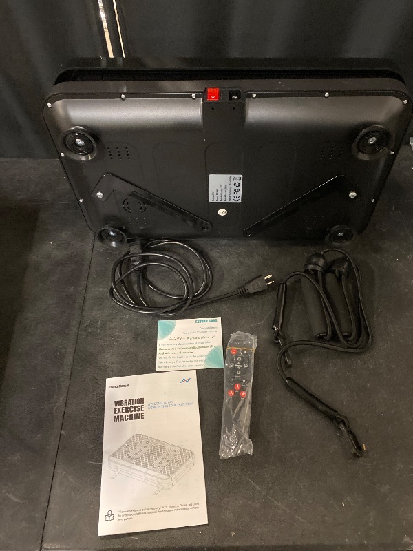 Photo 1 of AXV Vibration Plate Fitness Platform Exercise Machine Vibrating Shaking Full Body Shaker Workout Vibrate Stand Shake Board Sport Gym for Weight Loss Fat Burner for Women Men