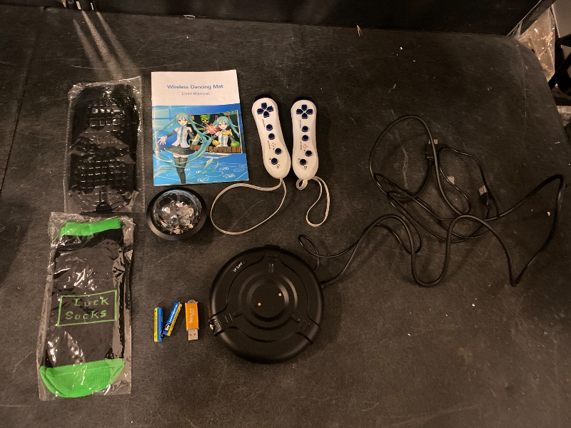 Photo 1 of Dance Mat for TV Games - Wireless Musical Electronic Dance Pad for Kids & Adults, 2-Player Indoor Active Exercise Game for Family Parties, Birthday for Boys and Girls