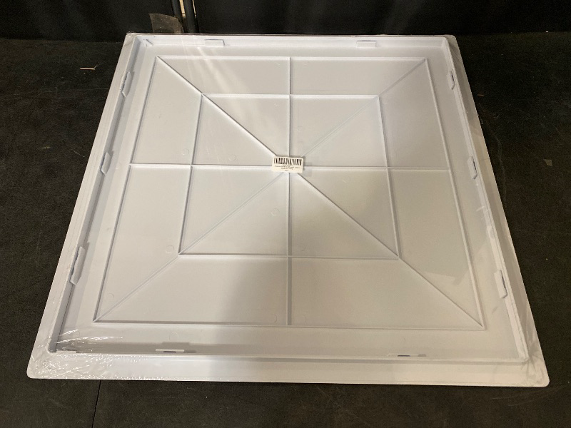 Photo 1 of Access Panel for Drywall - 24x24 inch - Wall Hole Cover - Access Door - Plumbing Access Panel for Drywall - Heavy Durable Plastic White