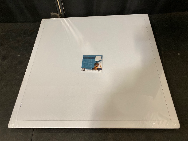 Photo 1 of Access Panel for Drywall - 24x24 inch - Wall Hole Cover - Access Door - Plumbing Access Panel for Drywall - Heavy Durable Plastic White