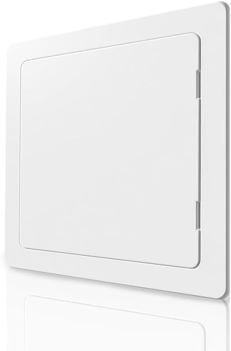 Photo 1 of Access Panel for Drywall - 24x24 inch - Wall Hole Cover - Access Door - Plumbing Access Panel for Drywall - Heavy Durable Plastic White