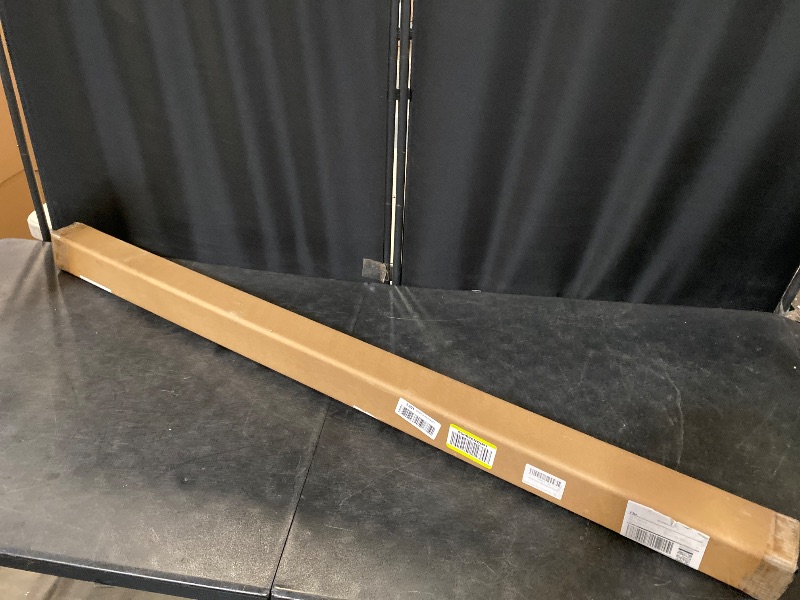 Photo 1 of 55" Weight Lifting Bar, 1" Standard Straight Barbell Bars for Weight lifting, Olympic Barbell Bar for Bench Press/Hip Thrusts/Squats/Lunges for Gym and Home, 2 Star Star-nuts (480lb Weight Capacity)