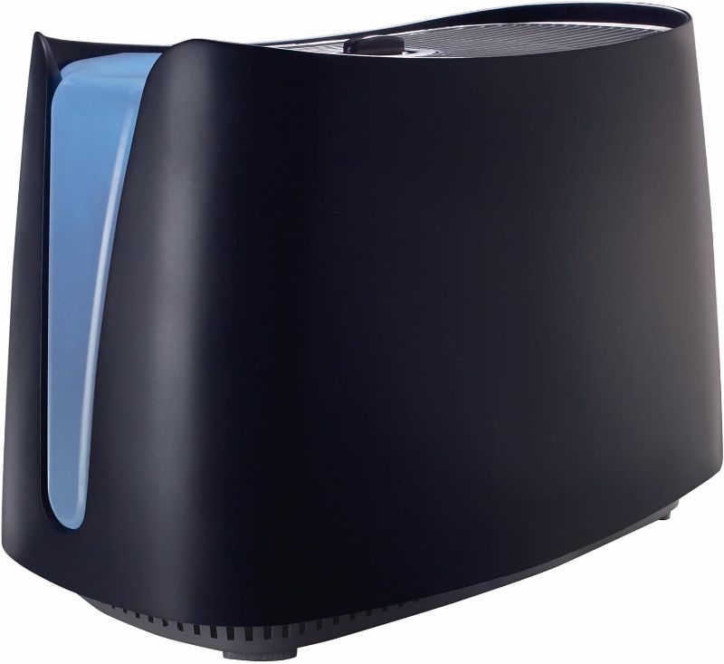 Photo 1 of Honeywell Cool Moisture Humidifier For Bedroom, Medium Rooms, 1.1 Gallon, Invisible Moisture Humidifier for Baby, Kids, Quiet, Easy to Clean, UV Technology, Black, HCM350B