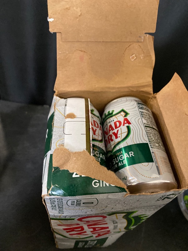 Photo 1 of Canada Dry Zero Sugar Ginger Ale | 12 fl. oz. Cans | 12 Pack