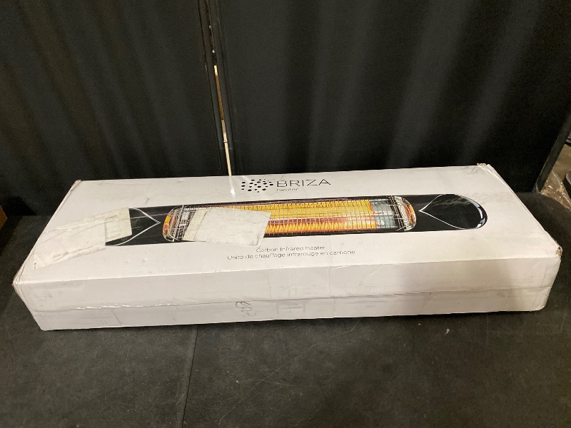 View 3 of Briza Infrared Electric Patio Heater - Indoor/Outdoor Heater - Portable Wall/Garage Heater - 1500W - use with Stand - Mount to Ceiling/Wall)