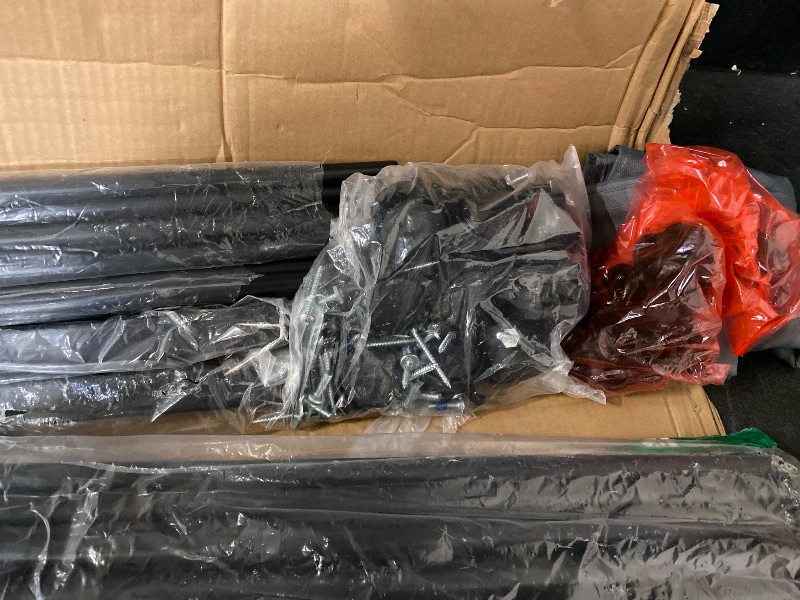 Photo 1 of 6 Panel Room Divider, 6FT Tall Rolling Privacy Screen with Lockable Wheels, Folding Wall Dividers Portable Room Divider for Room Separation, Included - Cover Strips, Black, 119''W x 70''H