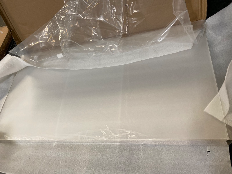 Photo 1 of 2 Pcs 24 x 48 Inch, 1/4 Inch Thick Clear Acrylic Plexiglass Sheets Transparent Plastic Panels Sheets Cut to Size Cast Acrylic Board Panel with Protective Film for Craft DIY Project Sign Frame