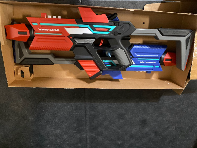 Photo 1 of Hyperburst Blasters 2 Player Pack, Lights, Sounds & Vapor Effects, Laser Tag Style Battle (Set of 2 Deluxe Blasters)