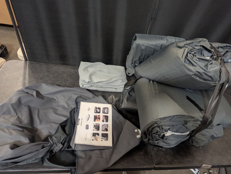 Photo 1 of Tesla Model Y Solo Mattress, Wedge Design & 6.7-Inch Solid Foam for Flat Car Bed, Portable Camping Mattress w/Built-in Pump for Solo Campers, Hiking, Nap, Road Trip