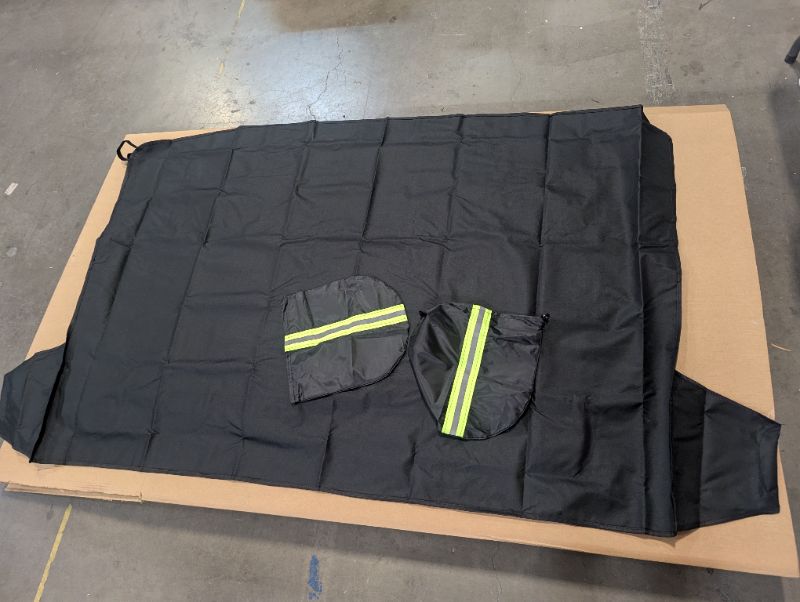 Photo 1 of 7-Layer Car Windshield Snow Cover, [Efficient Winter Protection] Against Snow, Ice, Frost and Water, [Military-Grade Durable] Universal Fit for Cars, SUVs, and Trucks-Large