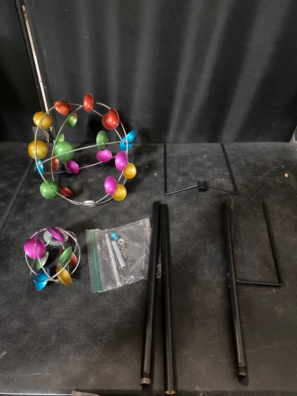 Photo 1 of  Multi-Directional Wind Spinner | Colorful Cups & Jeweled Rotors Dance in The Breeze 