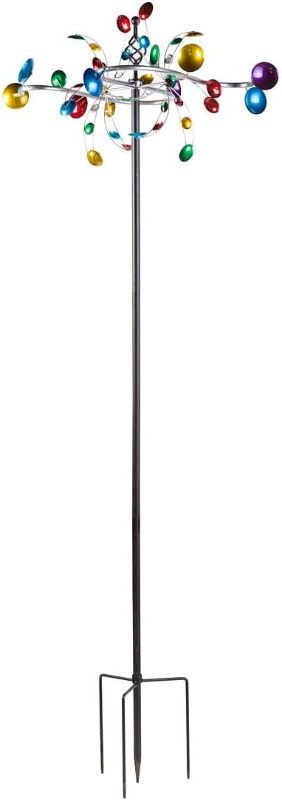 Photo 1 of  Multi-Directional Wind Spinner | Colorful Cups & Jeweled Rotors Dance in The Breeze 