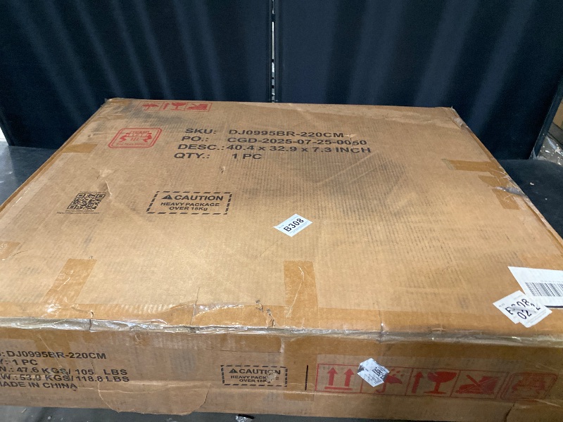 Photo 1 of 59"-86" Extendable Dining Table for 6 8 10 People,86" Farmhouse Rectangle Extending Dining Table w/Removable Leaves Space Saving,Wooden Adjustable Tables for Kitchen Office Living Room (Brown&Black)