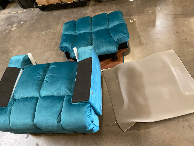 Photo 1 of Manual Adjustable Oversized Recliner Chair with Phone Holder, Extra Large Recliner for Heavy Duty Adults 400lbs, Big Man Recliners for Living Room, Nursery, RV