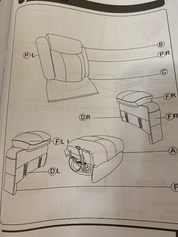 Photo 1 of Recliner Chair, 360 Swivel Rocker Chair for Adults, Small Rocking Recliner for Small Spaces, Upholstered Fabric Glider Recliner Nursery (Swivel Rocker Recliner, Grey)