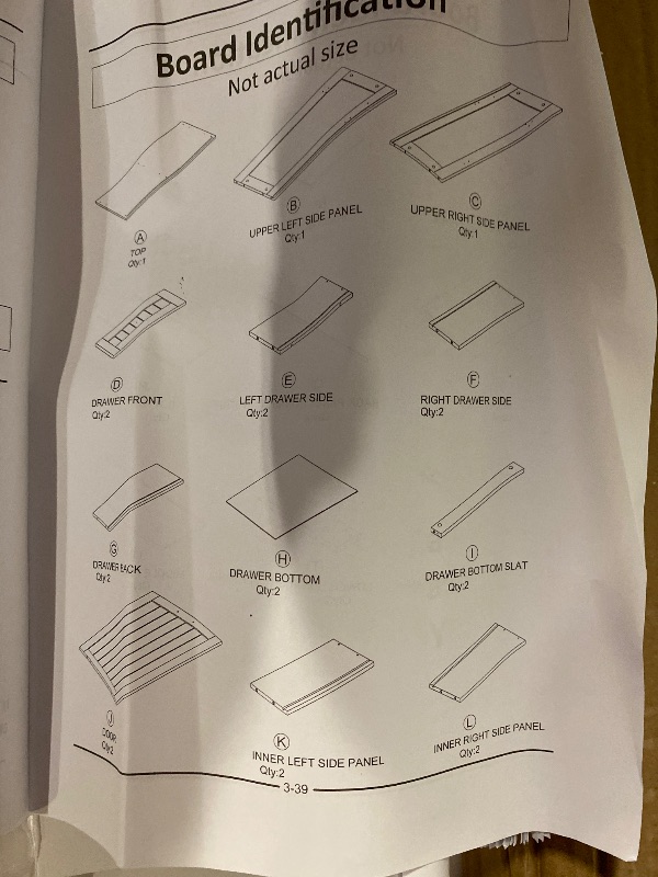 Photo 1 of Double Tilt Out Trash Can Cabinet, 20 Gallon Freestanding Kitchen Trash Can Holder with 2 Hideaway Drawers & Cutting Board, Pet Proof Hidden Garbage Recycling Cabinet Laundry Hamper, White