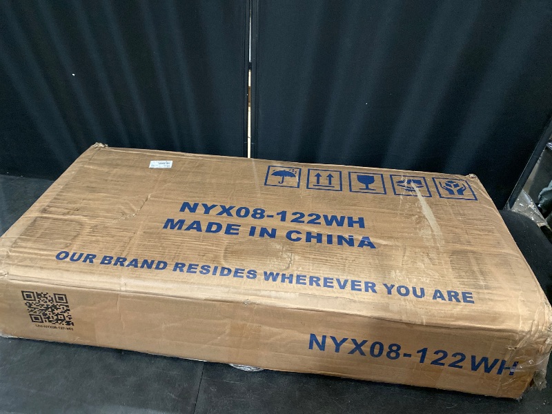 Photo 1 of Double Tilt Out Trash Can Cabinet, 20 Gallon Freestanding Kitchen Trash Can Holder with 2 Hideaway Drawers & Cutting Board, Pet Proof Hidden Garbage Recycling Cabinet Laundry Hamper, White