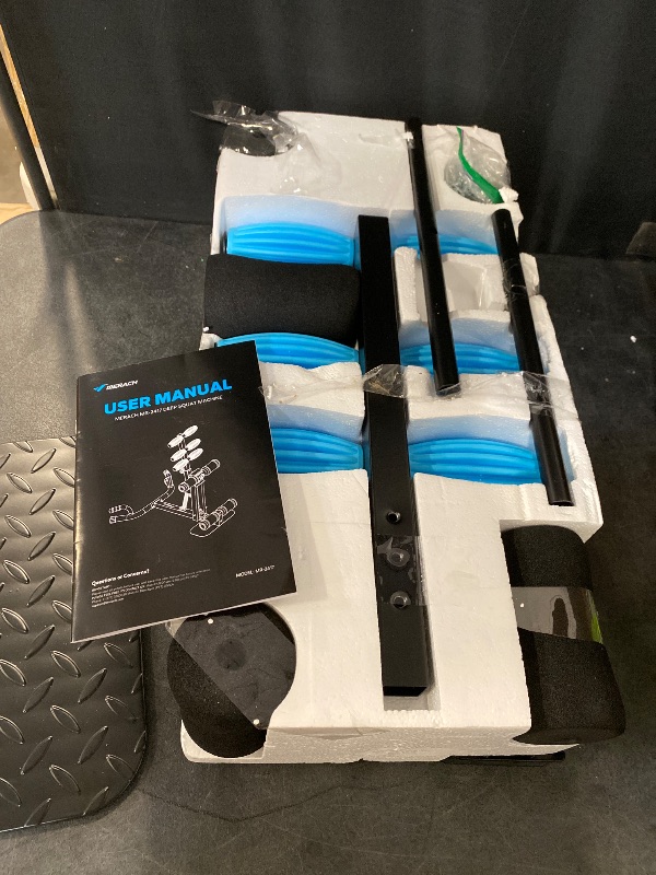 Photo 1 of Deep Squat Machine, with Roman Chair Function, Adjustable Glutes Trainer Machine, Core & Abs for Low Impact Lower Body Workouts, Home Gym Push-Up Exercises, Easy to Assemble, 300Lbs Capacity