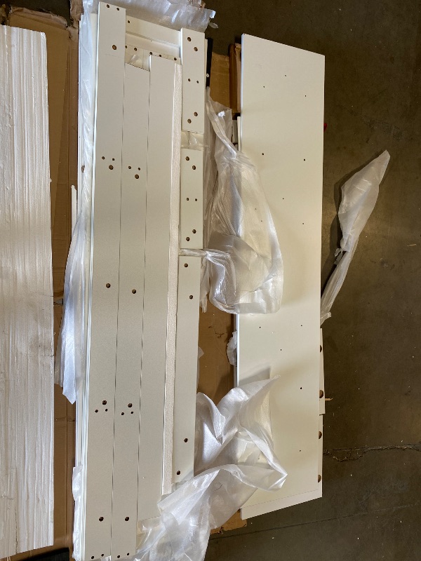 Photo 1 of Modern Table Set Includes 70" Fireplace TV Stand & 47" Coffee Table with Charging Station and USB Ports, for Living Room, White & Black