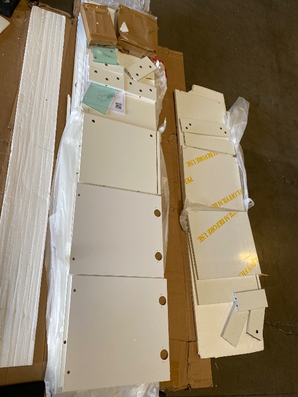 Photo 1 of Modern Table Set Includes 70" Fireplace TV Stand & 47" Coffee Table with Charging Station and USB Ports, for Living Room, White & Black