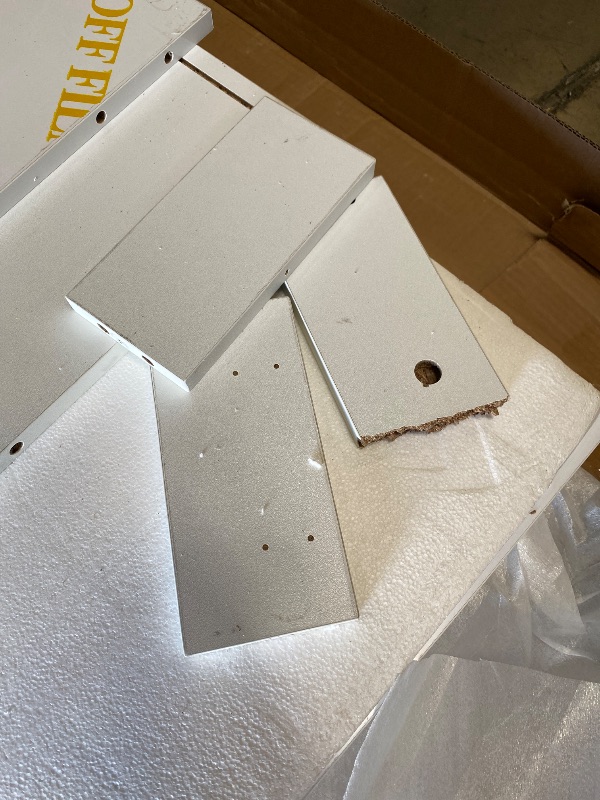 Photo 1 of Modern Table Set Includes 70" Fireplace TV Stand & 47" Coffee Table with Charging Station and USB Ports, for Living Room, White & Black