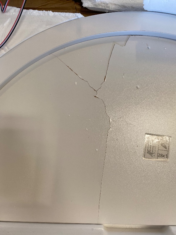 Photo 1 of 71" Tall Arched Storage Cabinet with Glass Doors and Drawers, Curio Display Cabinet with Adjustable RGB Light & Human Sensor, 4-Tier China Cabinet for Living Room(Wood)