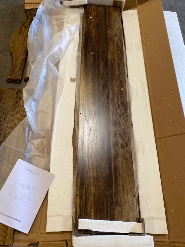 Photo 1 of 63 Inches Farmhouse Console Table with Storage, Couch Table Behind Sofa, Long Entryway Sofa Station, Narrow Console Stand, Hallway Stand for Entryway Living Room, Brown | with Storage, Couch Table, Behind Sofa, Narrow Console Stand, Hallway Stand