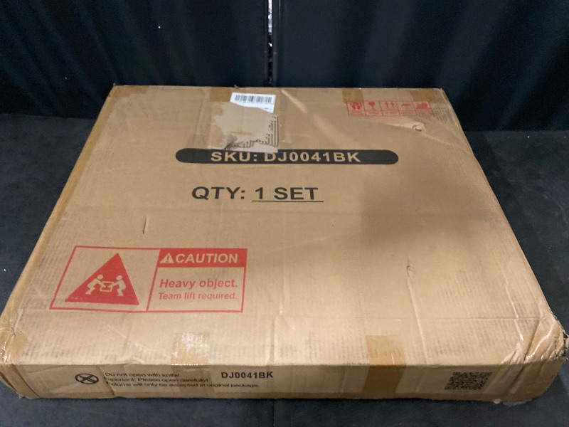 Photo 1 of Baby Safety Gate, 121 Inch Length 5 Panel Adjustable Wide Fireplace Fence, BBQ Metal Fire Screen Gate, Pet Isolation Fence with Walk-Through Door, Freestanding Pets Gate