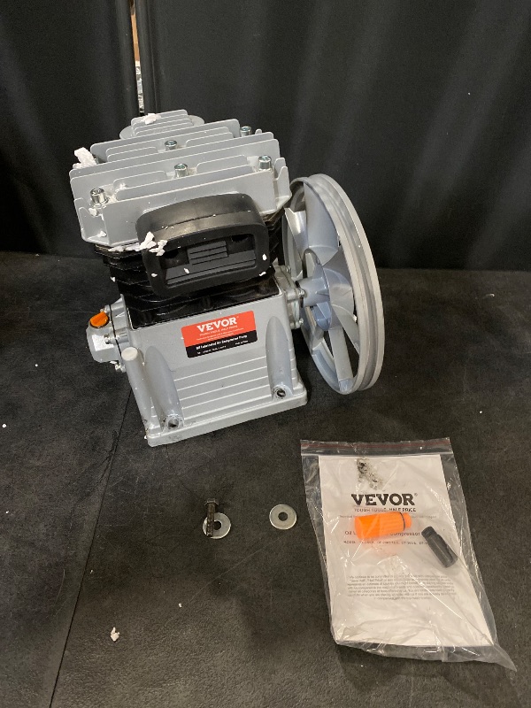 Photo 1 of Air Compressor Pump, 3HP 11 CFM, Industrial Compressor Head Pump Motor, 1300RPM High-Spped Single Stage Twin Cylinder Aluminum Air Compressor Head Piston Style Splash Lubrication Pump