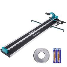 Photo 1 of 0.6 in. Manual Tile Cutter 48 in. Porcelain Ceramic Tile Cutter with Tungsten Carbide Grit Blade and Replacement blade