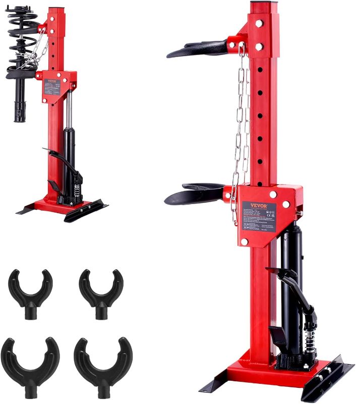 Photo 1 of VEVOR Hydraulic Strut Spring Compressor - 4.5 Ton/9920 LBS Jack Capacity, 1 Ton Rated Compression Force, Auto Coil Tool for Removing