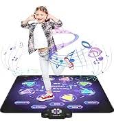 Photo 1 of Dance Mat for Kids, Light-Up Dance Pad with Wireless Bluetooth, 8 Modes & 3 Levels Music Dance Game Mat, Christmas Birthday Toy Gift for Girls Boys Ages 3-12 Years